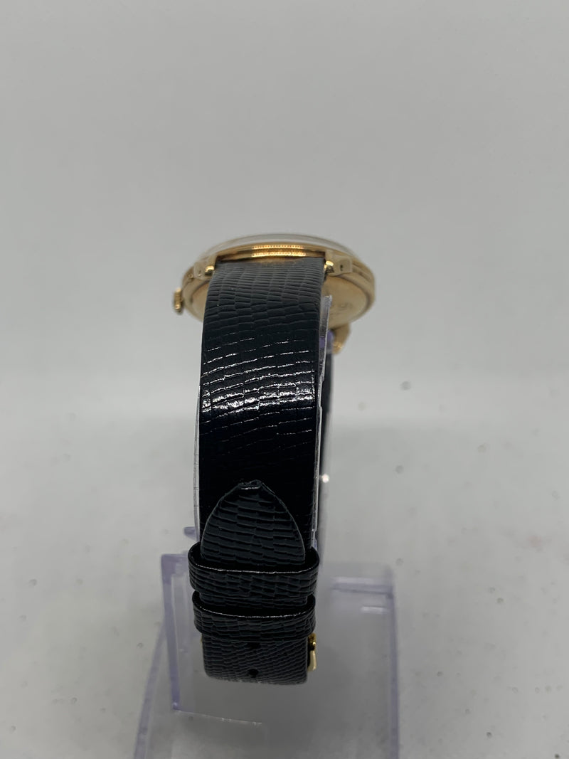 Movado Vintage Triple-Calendar in 14kt Solid Yellow Gold from 50s Fancy Lugs/Case Excellent