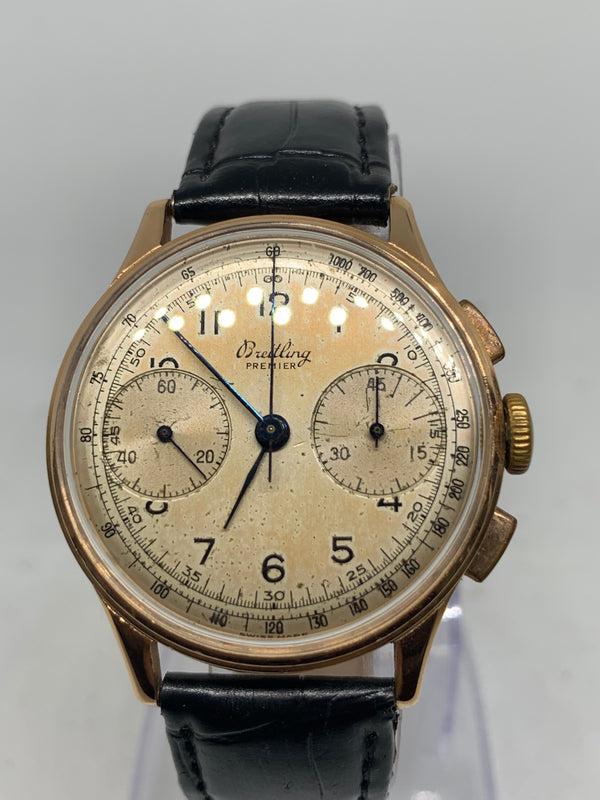 Breitling Premier 760 18K Solid Rose Gold Chronograph