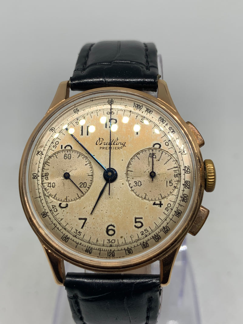 Breitling Premier 760 18K Solid Rose Gold Chronograph