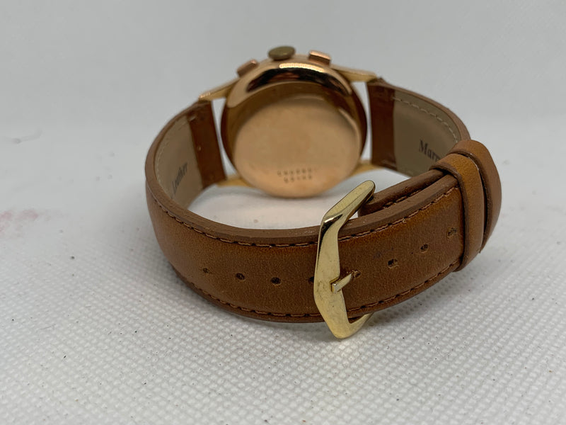 Universal Genève Vintage Chronograph 18kt Solid Rose Gold from the 1940s