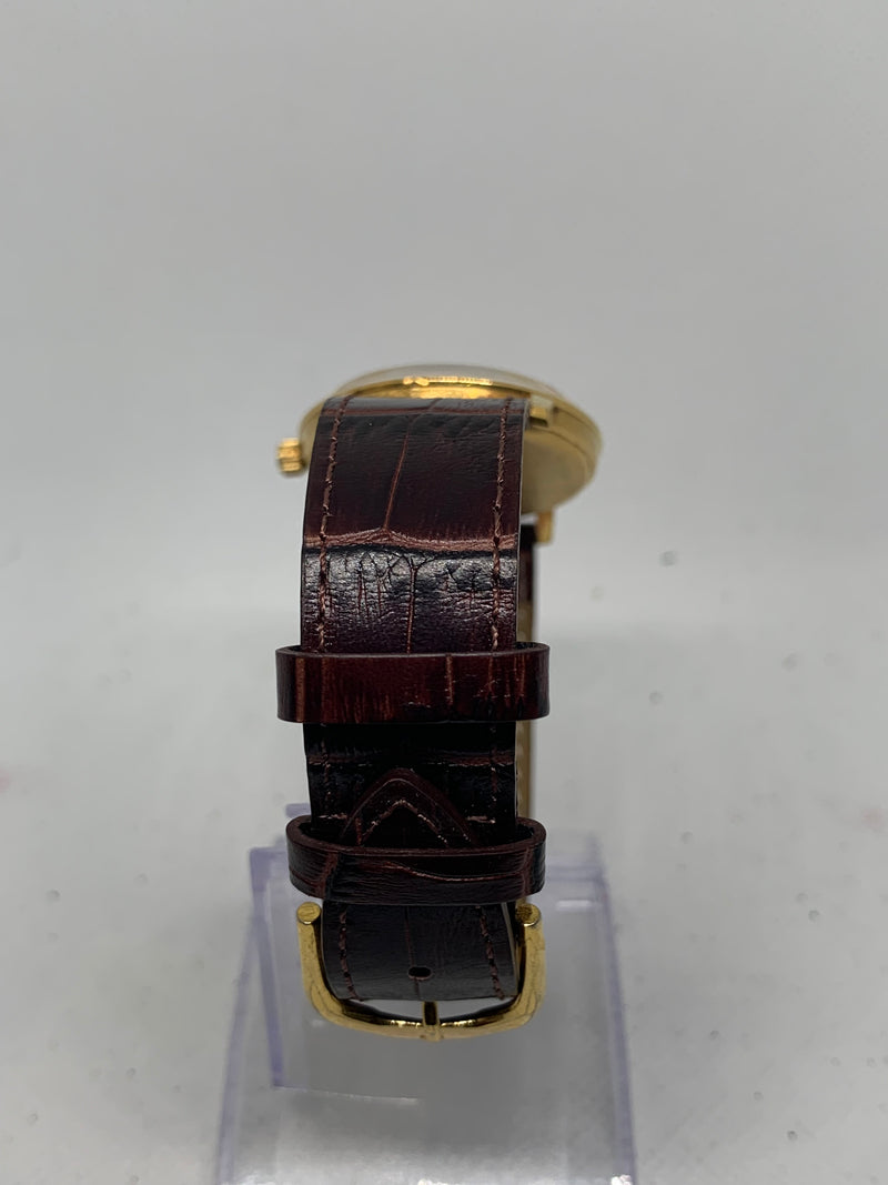 Omega Solid Gold Cloisonné Enamel Dial Eagle.