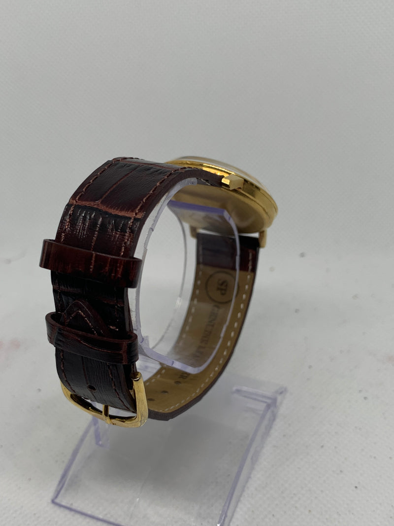 Omega Solid Gold Cloisonné Enamel Dial Eagle.