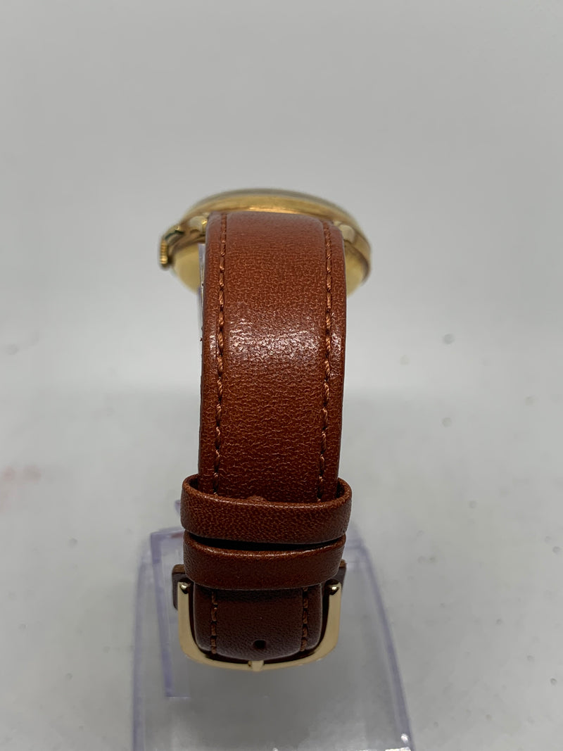 Heuer Vintage 1940's Chronograph Solid 18k Yellow Gold 36mm