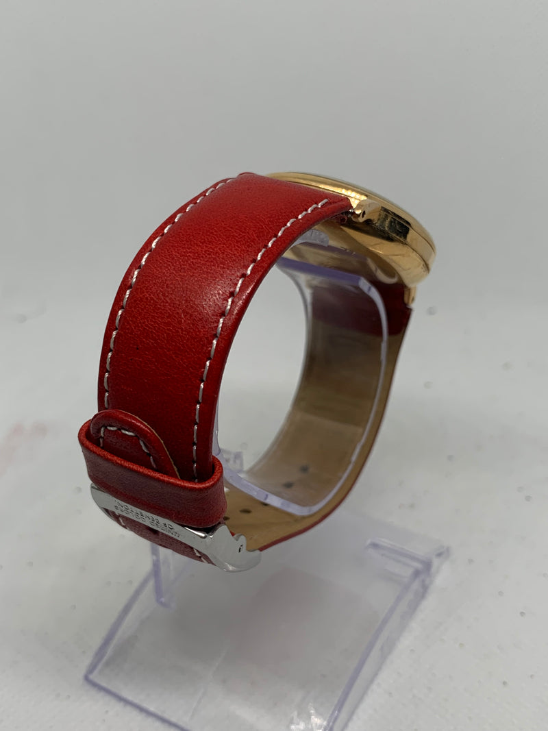 Lemania chronograph 18k solid gold vintage 50s.