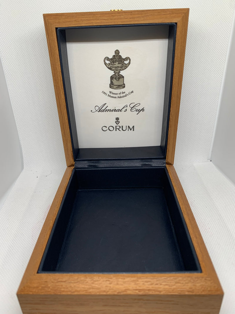 Corum Admiral's Cup Competition 48 Black Face Rubber Strap Maritime Flag Dial