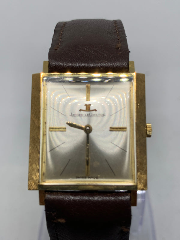 Jaeger-LeCoultre Tank Carre - Solid Gold 18k Unpolished Guilloche Case - Original Box
