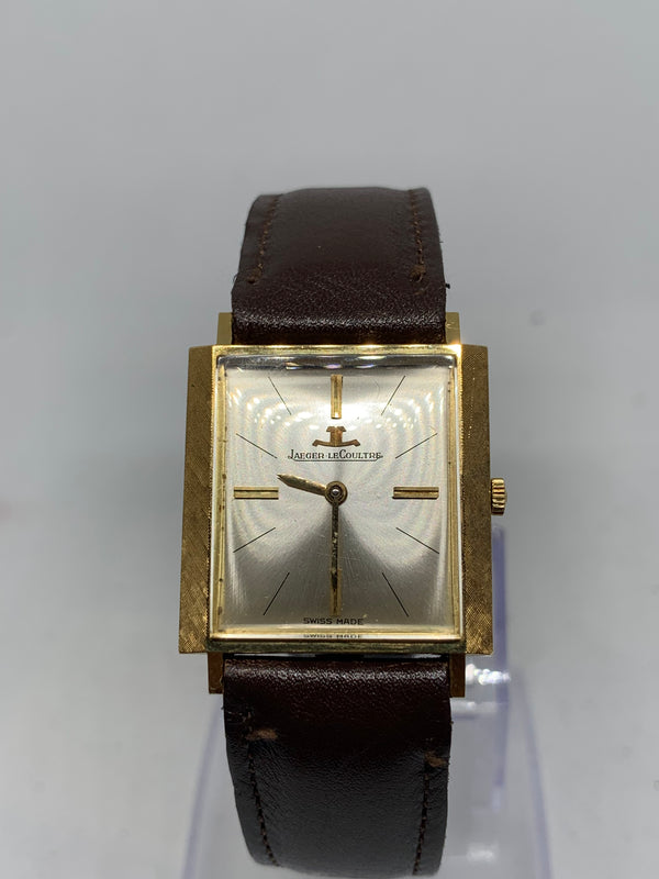 Jaeger-LeCoultre Tank Carre - Solid Gold 18k Unpolished Guilloche Case - Original Box