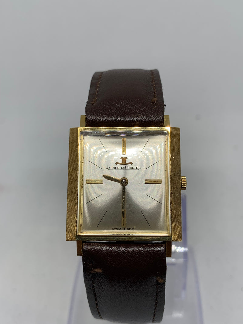 Jaeger-LeCoultre Tank Carre - Solid Gold 18k Unpolished Guilloche Case - Original Box
