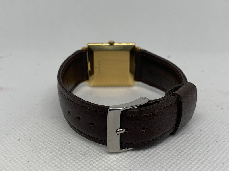 Jaeger-LeCoultre Tank Carre - Solid Gold 18k Unpolished Guilloche Case - Original Box