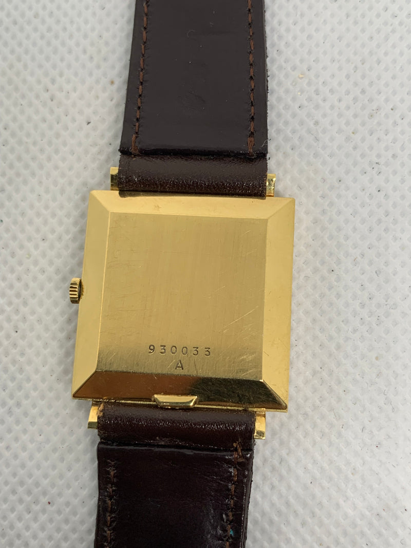 Jaeger-LeCoultre Tank Carre - Solid Gold 18k Unpolished Guilloche Case - Original Box