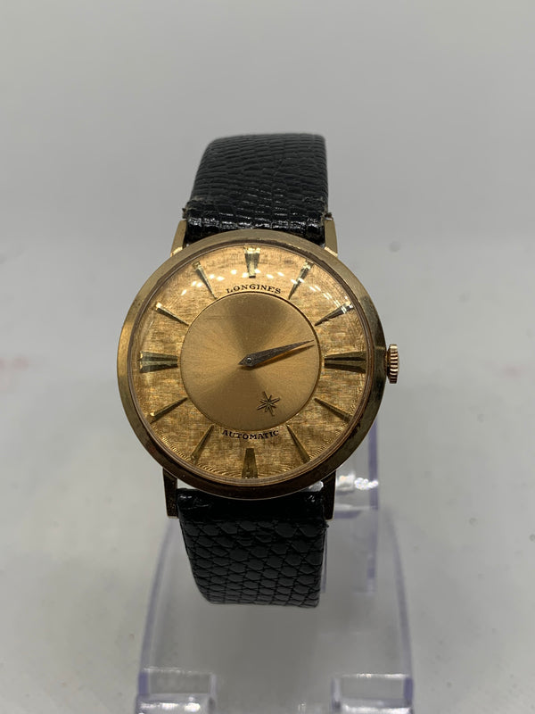 Longines 10K GF MYSTERY Dial Winding Watch c.1956 Cal 19.4