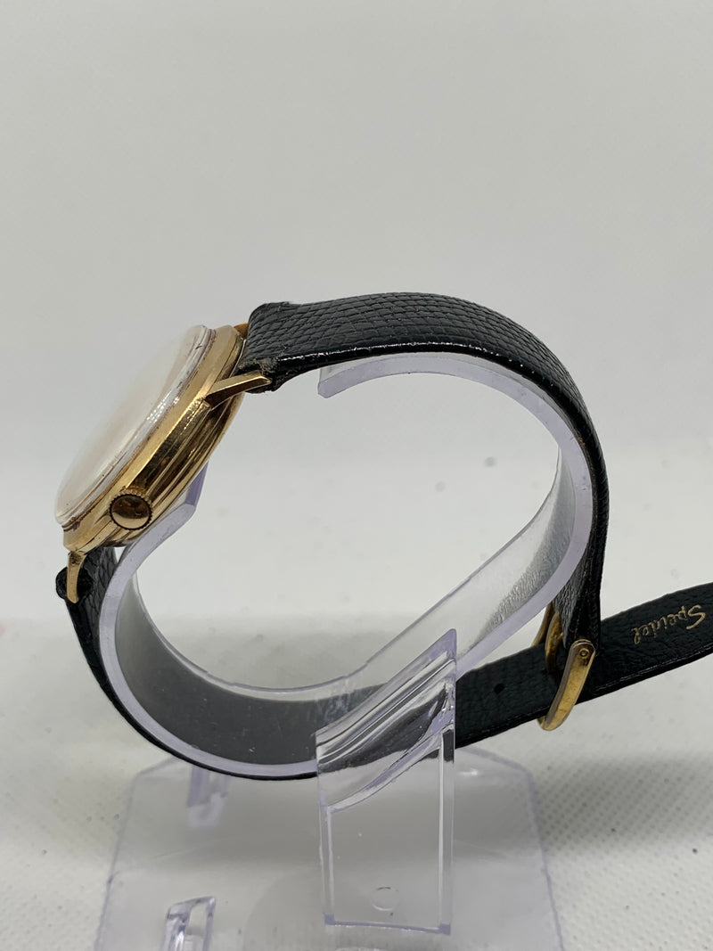 Longines 10K GF MYSTERY Dial Winding Watch c.1956 Cal 19.4