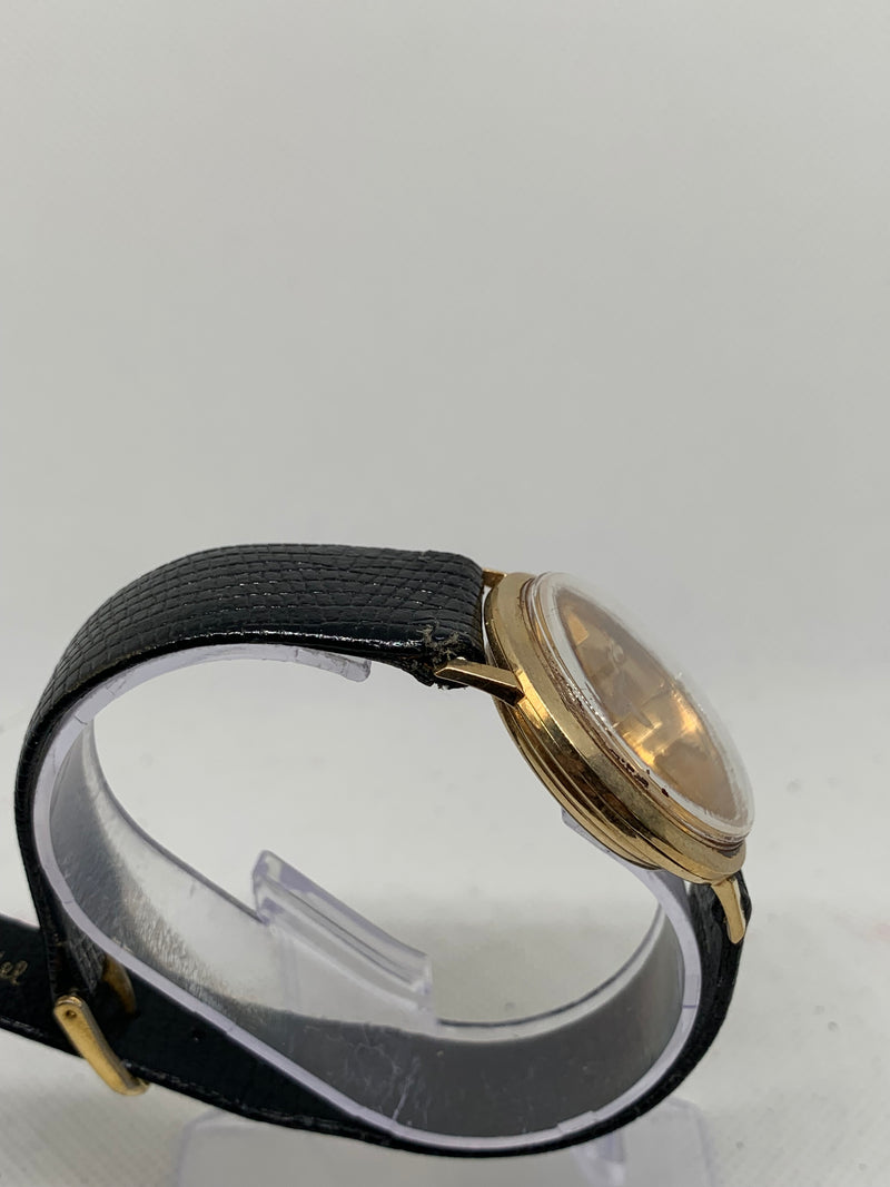 Longines 10K GF MYSTERY Dial Winding Watch c.1956 Cal 19.4