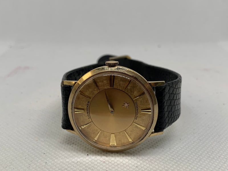 Longines 10K GF MYSTERY Dial Winding Watch c.1956 Cal 19.4