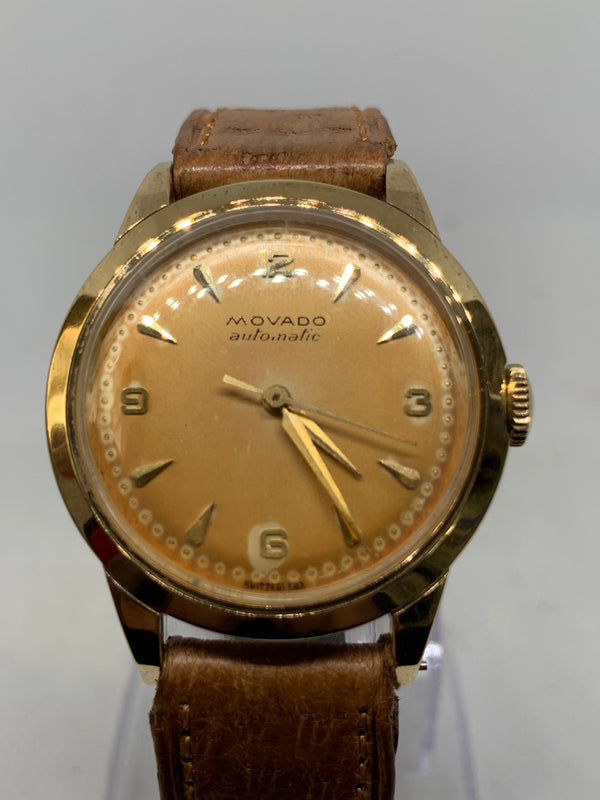 Movado Automatic 14K Solid Rose Gold Heavy Watch