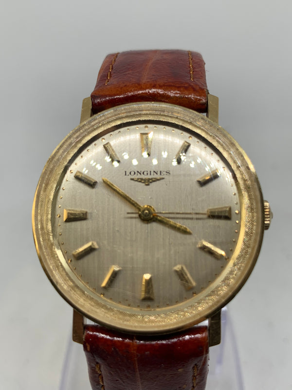 Longines Vintage Solid 14k Gold Manual Wind