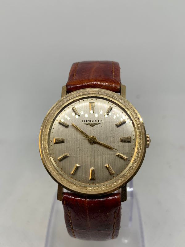 Longines Vintage Solid 14k Gold Manual Wind
