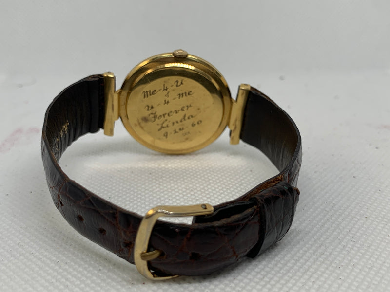 Corum Longchamp Solid 18K Gold Dress Watch Ca. 1960