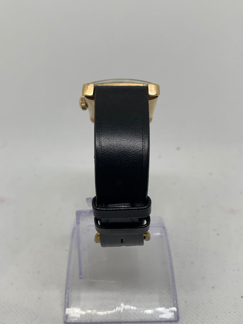 Longines Art Deco from 1950s 14K Solid Gold Large Tank Watch