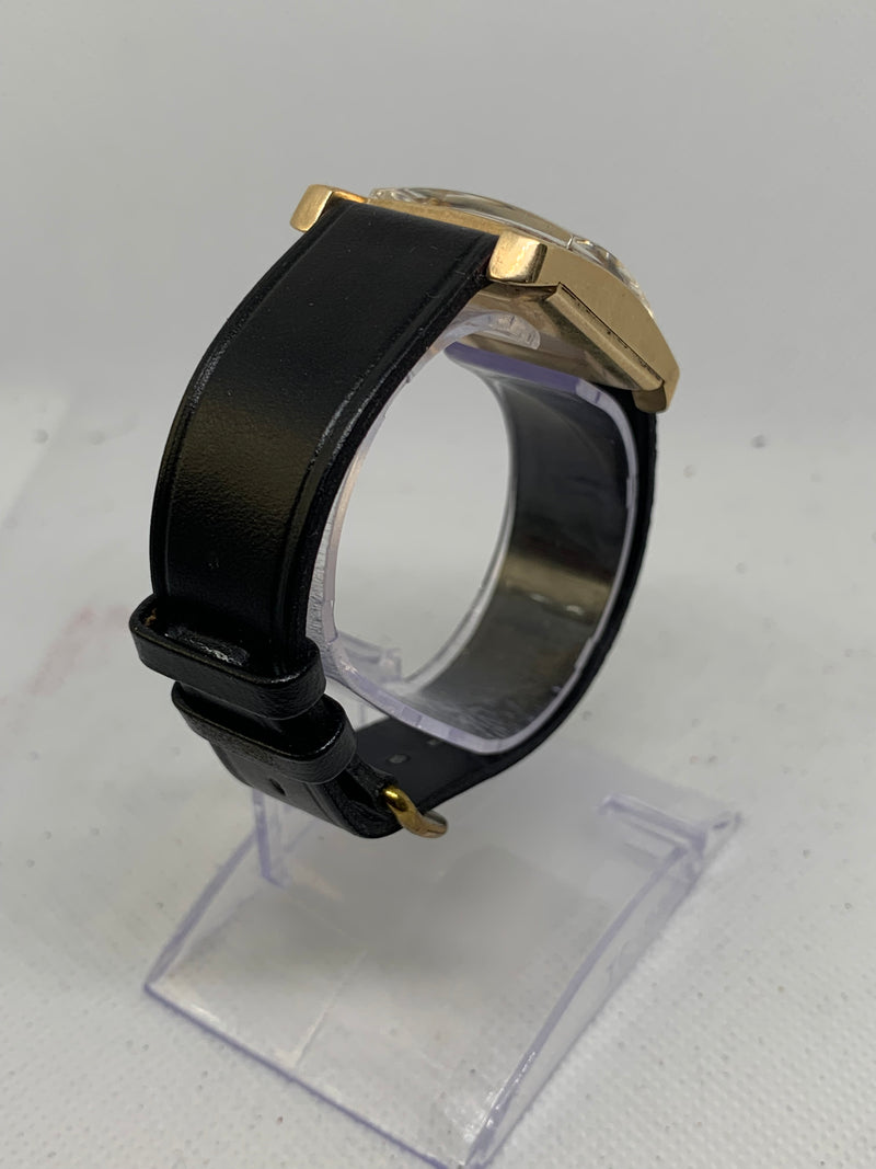 Longines Art Deco from 1950s 14K Solid Gold Large Tank Watch