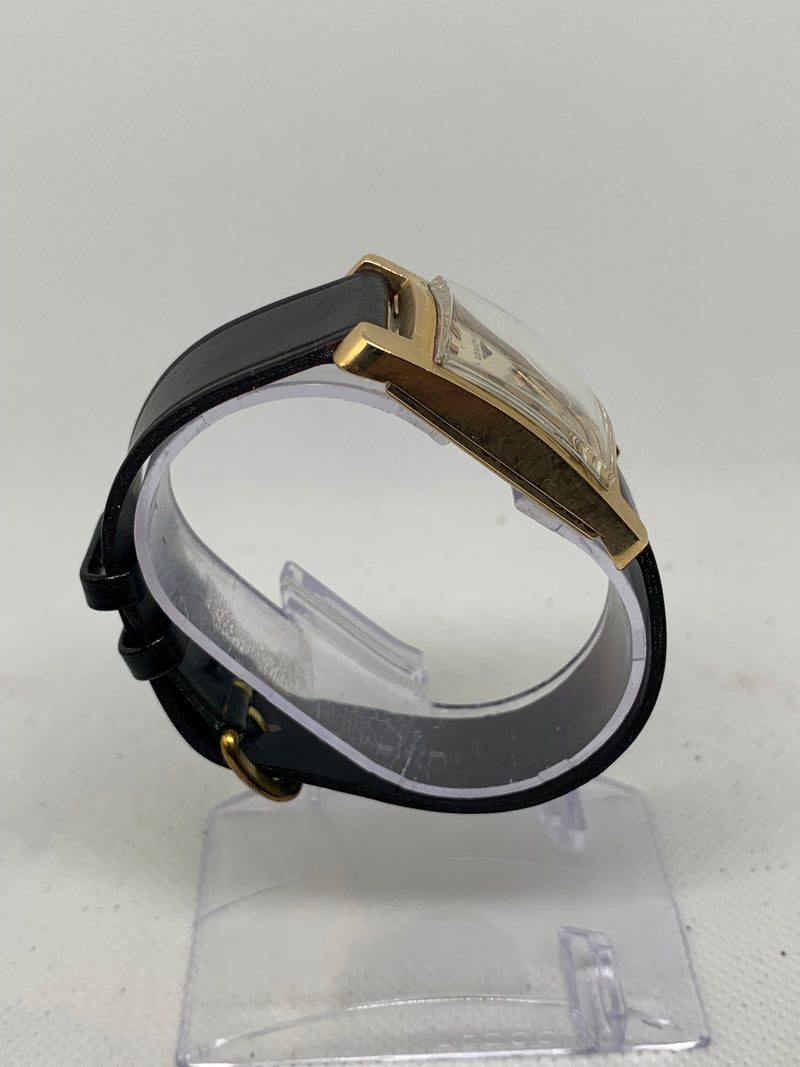 Longines Art Deco from 1950s 14K Solid Gold Large Tank Watch