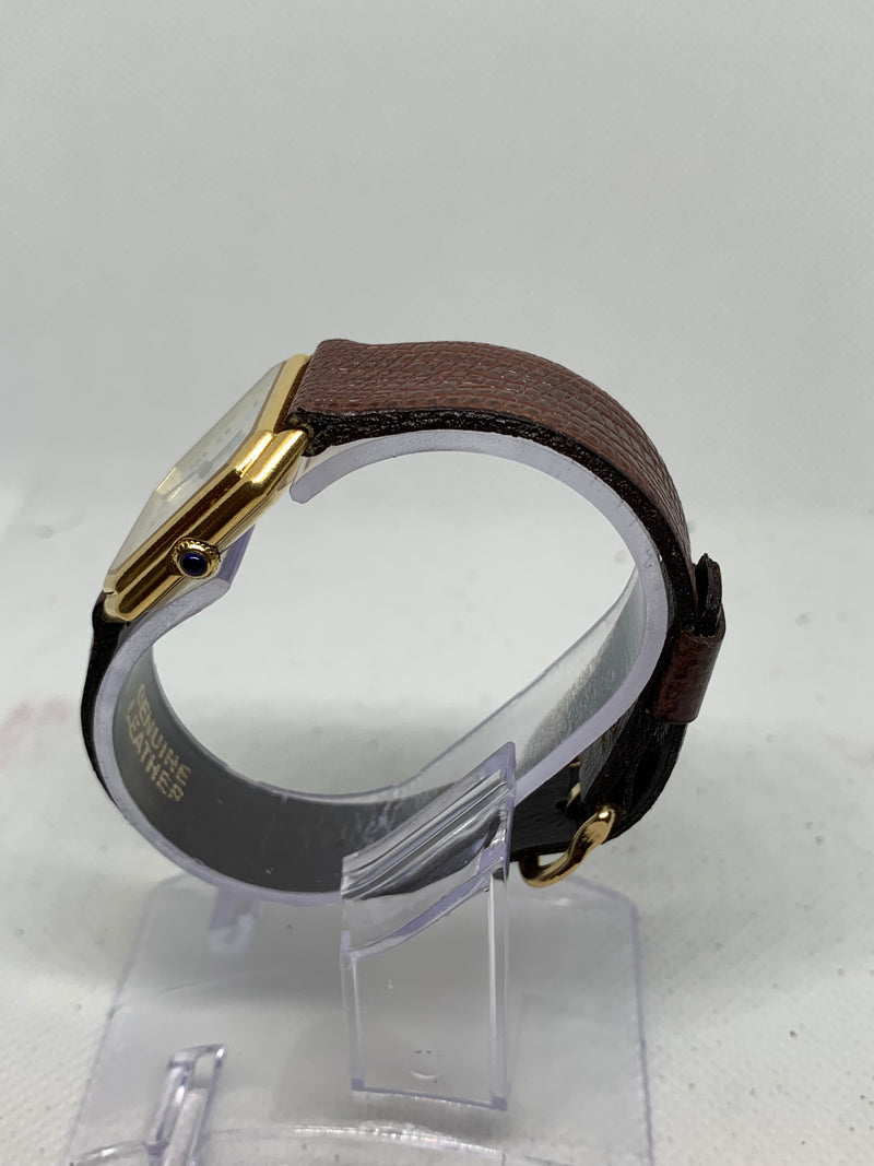 Baume & Mercier Ceinture 27 x 24 mm 18K Soilid Yellow Gold Leather Watch 38260 Ceinture