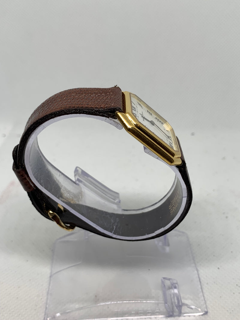 Baume & Mercier Ceinture 27 x 24 mm 18K Soilid Yellow Gold Leather Watch 38260 Ceinture