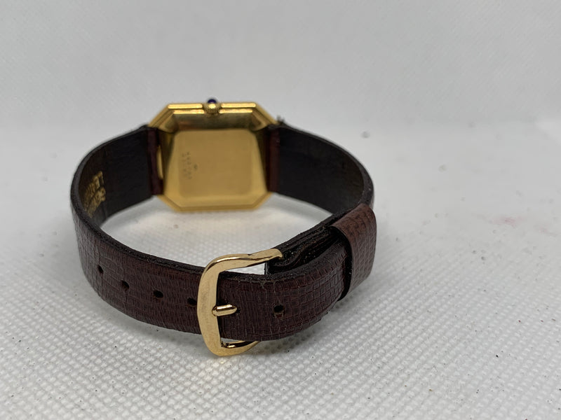 Baume & Mercier Ceinture 27 x 24 mm 18K Soilid Yellow Gold Leather Watch 38260 Ceinture