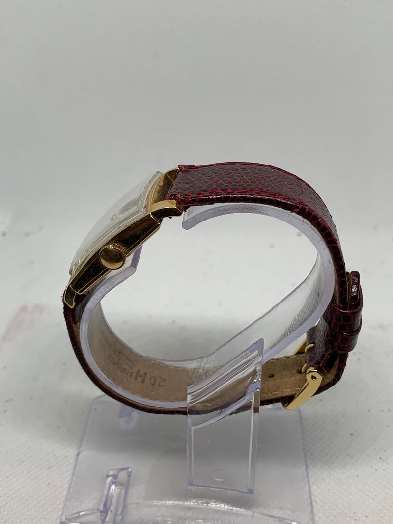 Girard Perregaux Tank Solid 14K Gold Watch