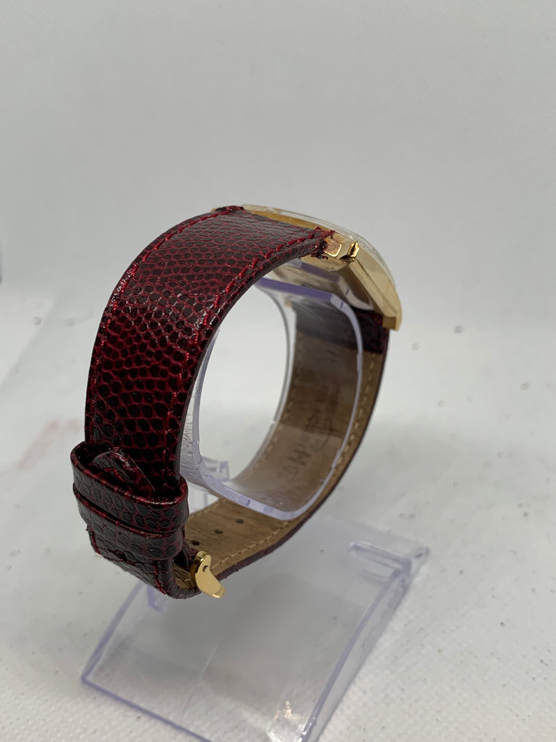 Girard Perregaux Tank Solid 14K Gold Watch