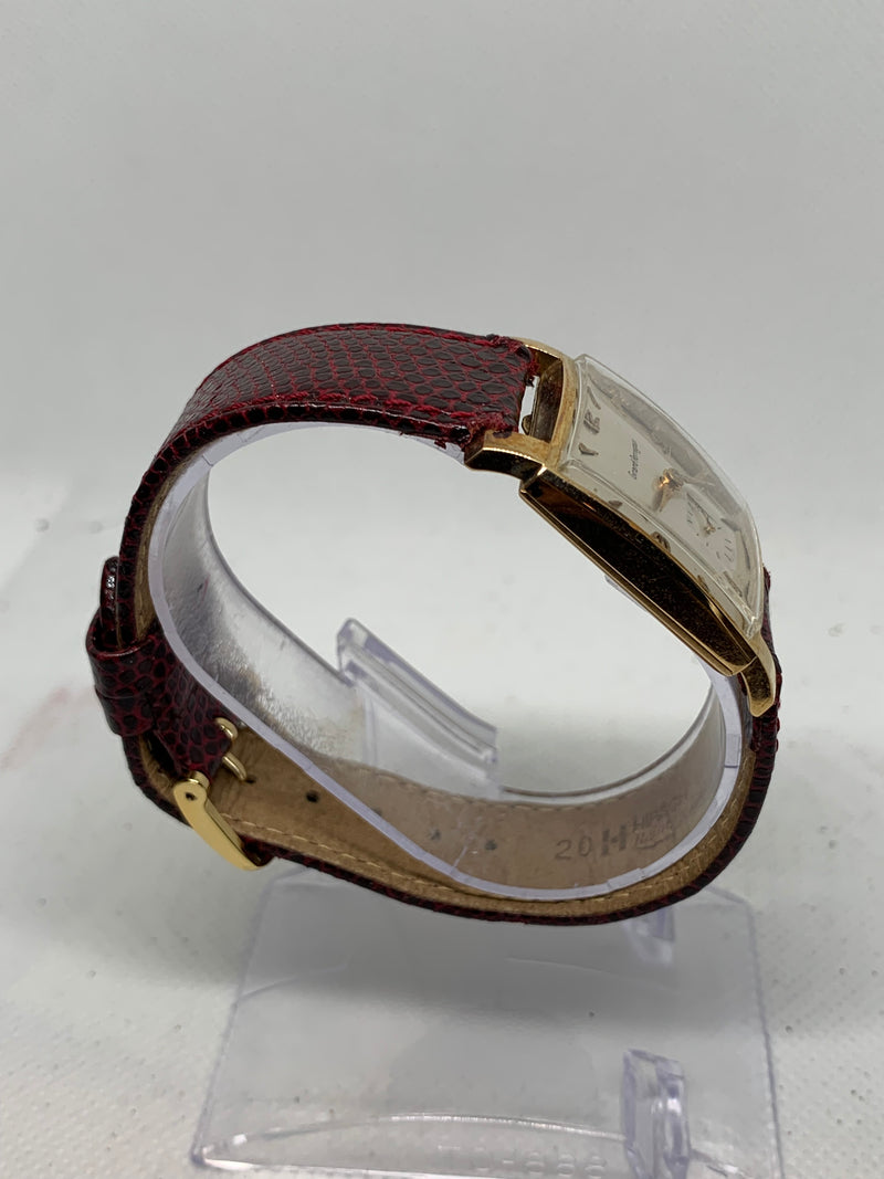 Girard Perregaux Tank Solid 14K Gold Watch