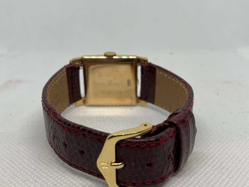Girard Perregaux Tank Solid 14K Gold Watch