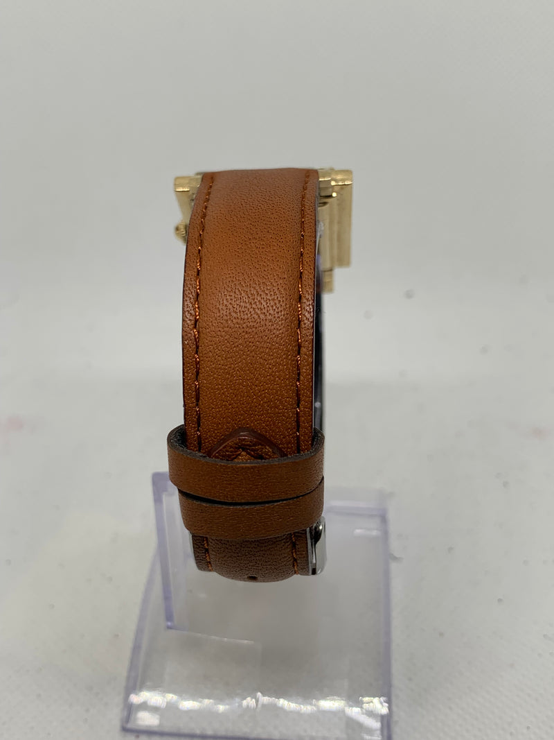 Omega Large Tank Solid 14K Gold Watch