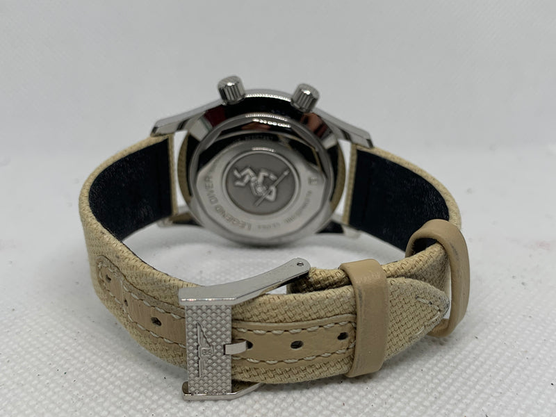 Longines Legend Diver Automatic Beige Dial & Fabric Strap 42 mm Men's Watch L3.774.4.30.2 Full set