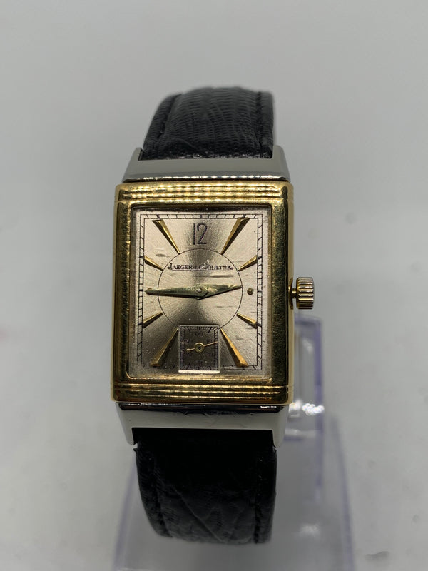 Jaeger-LeCoultre Ultra Rare Reverso Staybrite Steel and Rose Gold. The First Reverso