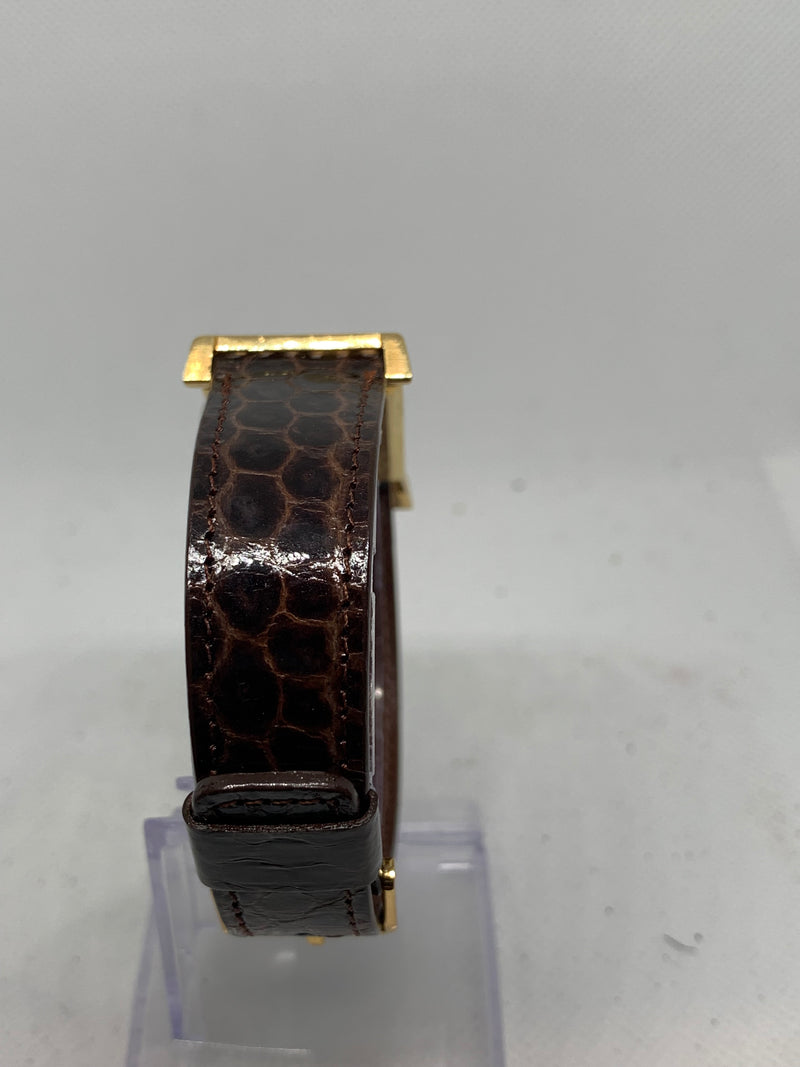Jaeger-LeCoultre Tank - Solid Gold 18k Unpolished Fancy Case Diamond Dial - Original Box