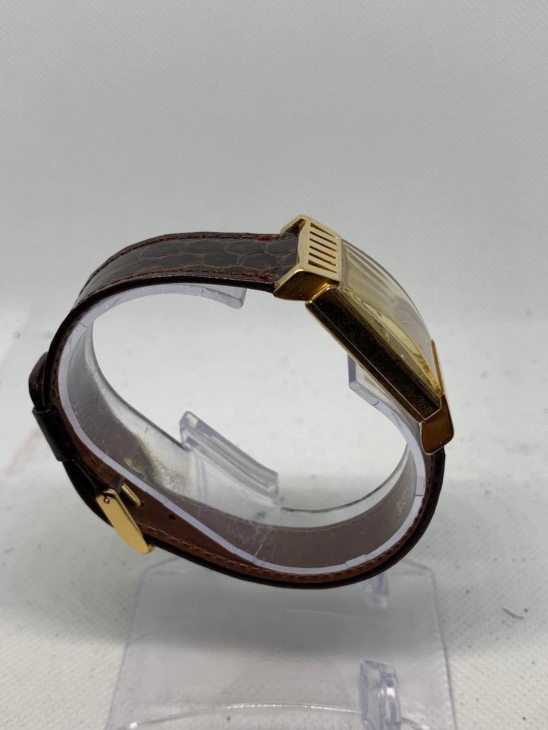 Jaeger-LeCoultre Tank - Solid Gold 18k Unpolished Fancy Case Diamond Dial - Original Box