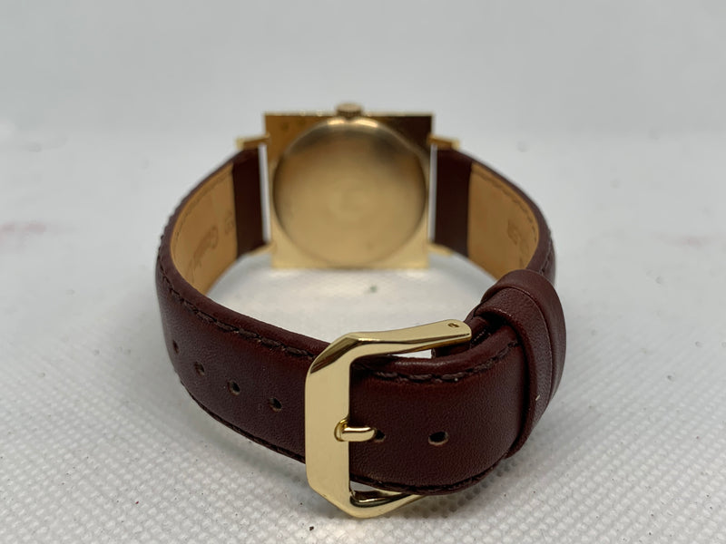 Zodiac Art Deco from 1950s 14K Solid Gold Watch Fancy Dial