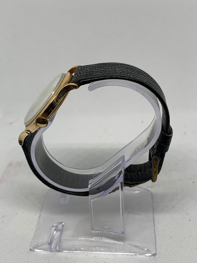 Baume & Mercier 14K Solid Yellow Gold Fancy Dial Dress Watch