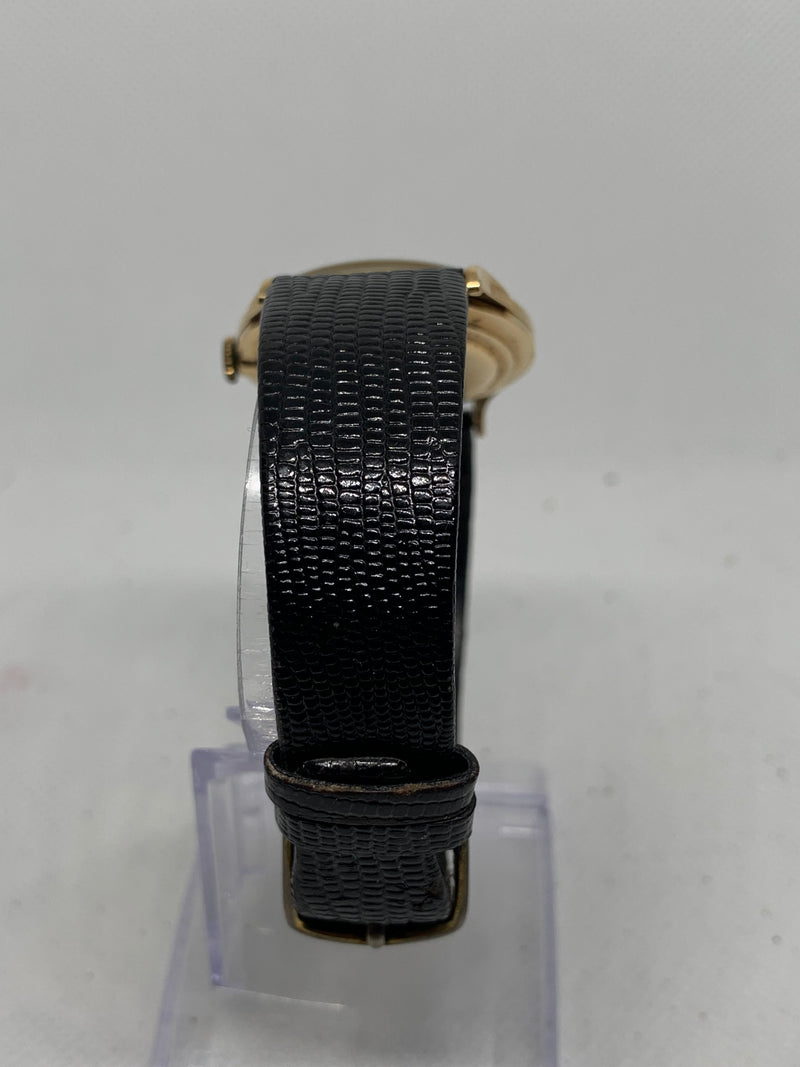 Baume & Mercier 14K Solid Yellow Gold Fancy Dial Dress Watch