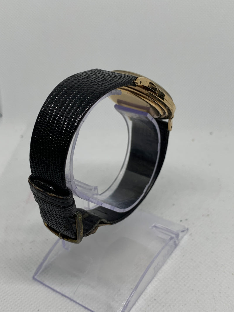 Baume & Mercier 14K Solid Yellow Gold Fancy Dial Dress Watch