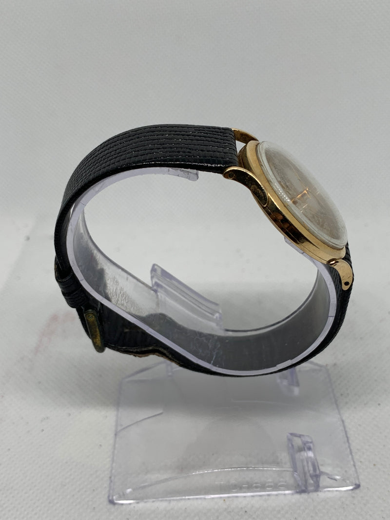 Baume & Mercier 14K Solid Yellow Gold Fancy Dial Dress Watch