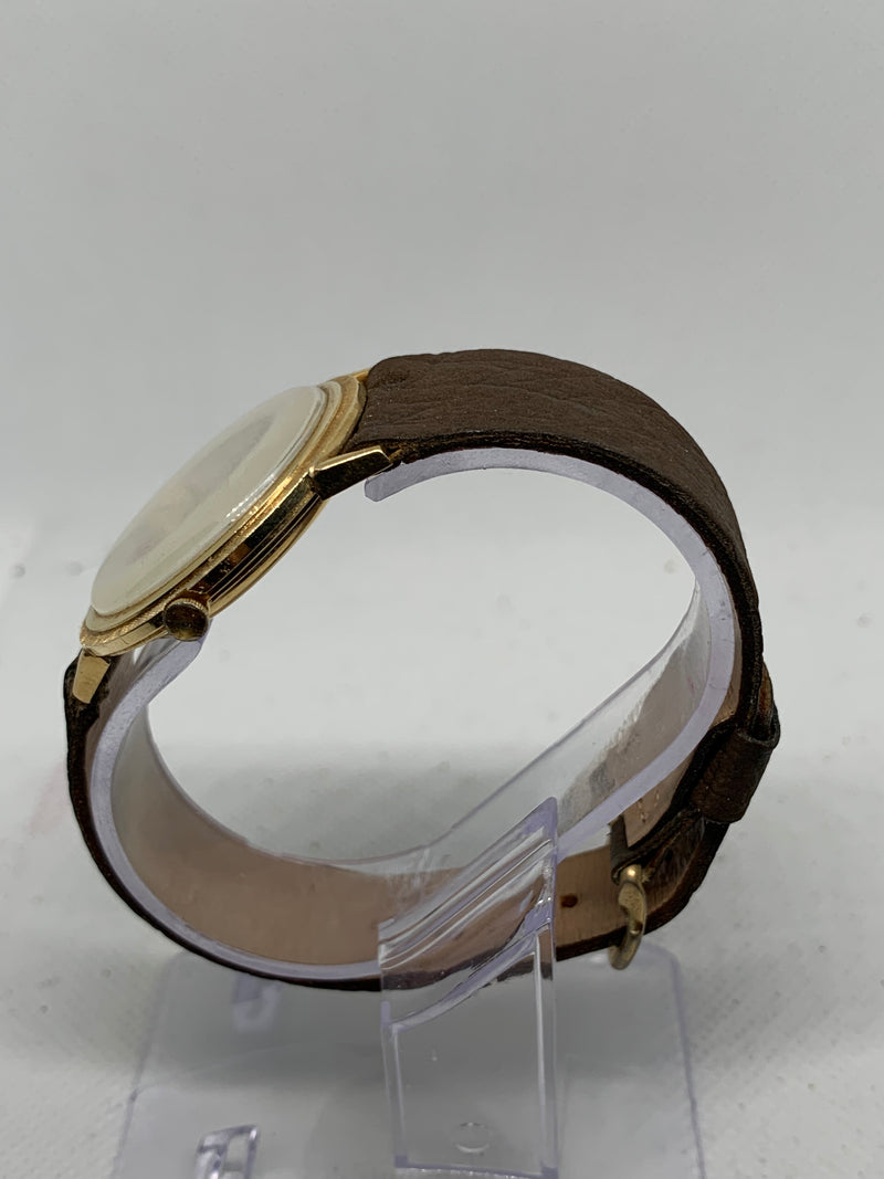 Longines from 1950s 14K Solid Gold Fancy Bevelled Case Watch