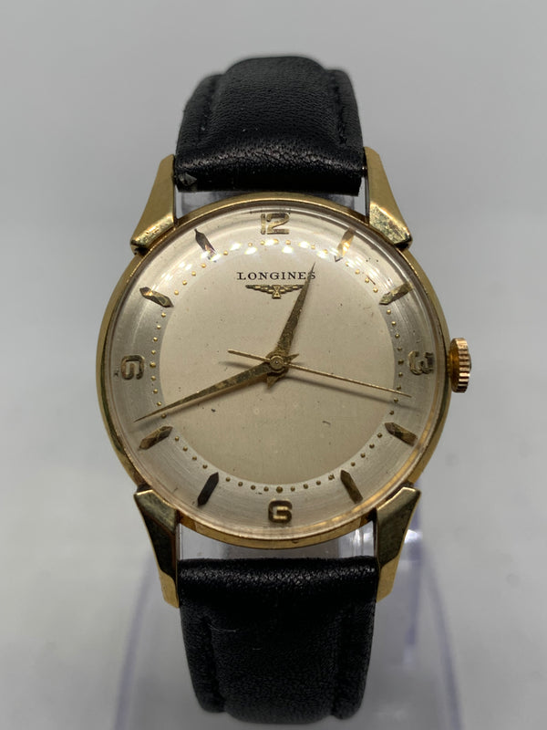 Longines Classic Dress watch from 1950s 14K Solid Gold