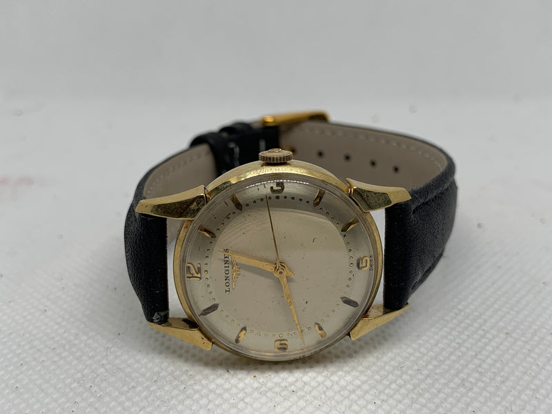 Longines Classic Dress watch from 1950s 14K Solid Gold