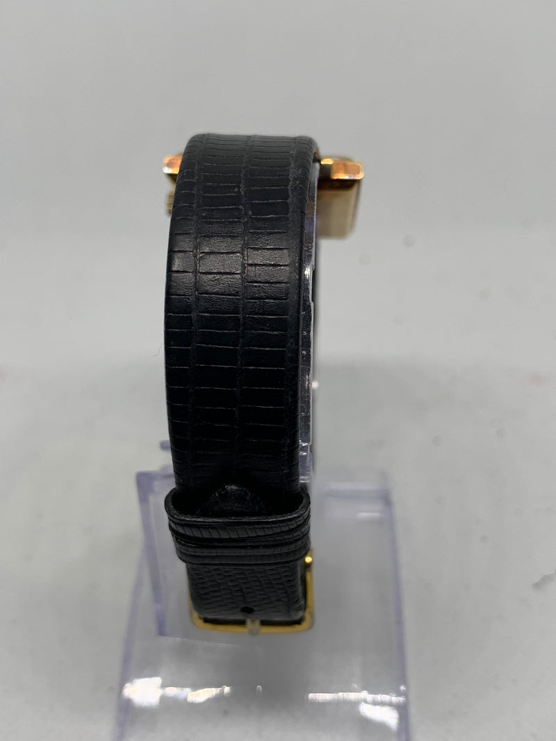 Juvenia 18Kt Rose Solid Gold 1950s Tank Watch