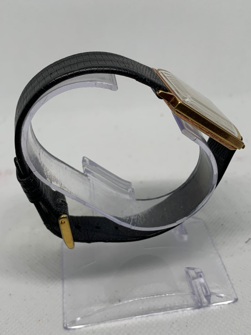 Juvenia 18Kt Rose Solid Gold 1950s Tank Watch