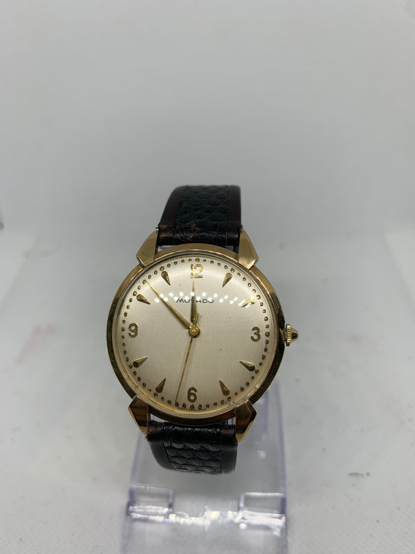 Movado Manual Wind 14K Solid Rose Gold Heavy Watch