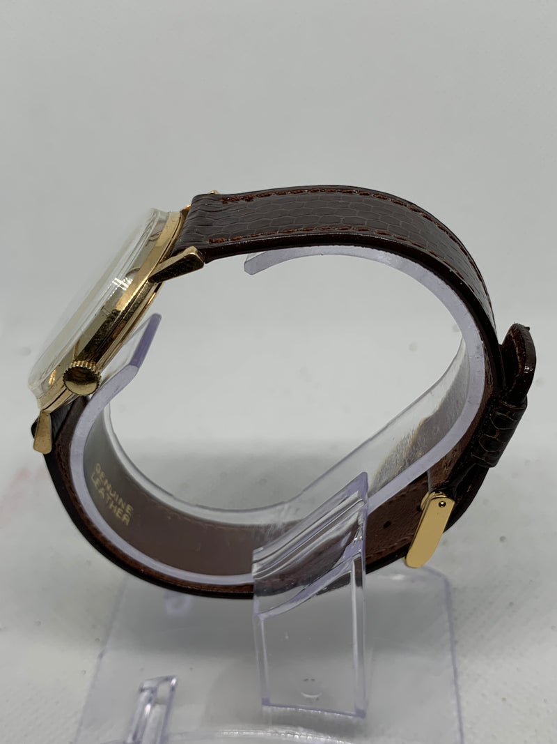 Ulysse Nardin 1950s Vintage Men's Dress Watch Chronometer 14K Solid Gold