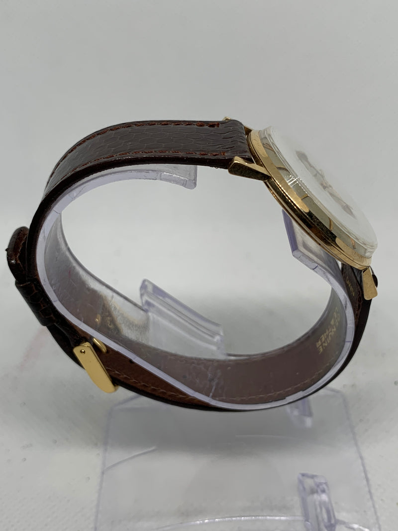 Ulysse Nardin 1950s Vintage Men's Dress Watch Chronometer 14K Solid Gold